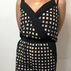 Black & Taupe Jumpsuit